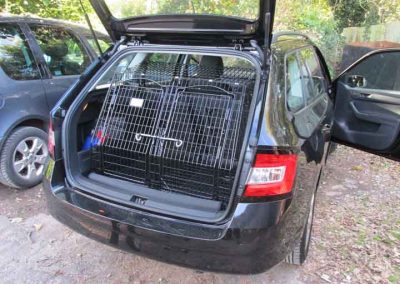 Skoda custom dog cages bognor Sussex