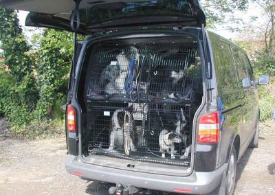 VW Transporter custom dog crates Bognor