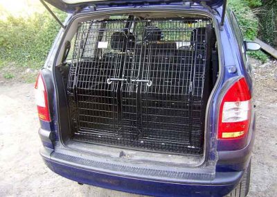 Vauxhall Zafira custom dog cages bognor